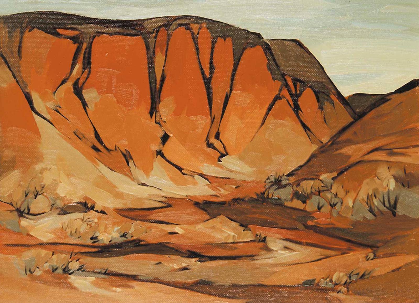 Luke Orton Lindoe (1913-1998) - Coulee in Till