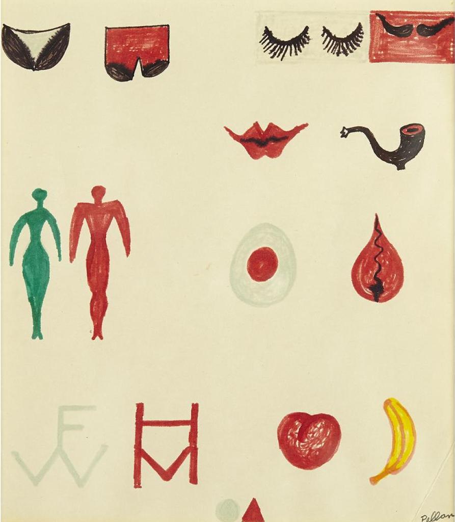 Alfred Pellan (1906-1988) - Homme Et Femme