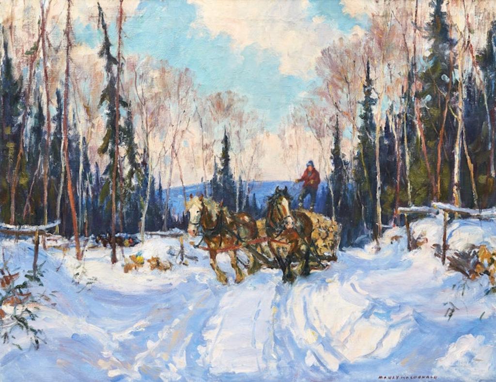 Manly Edward MacDonald (1889-1971) - Untitled Logging Scene