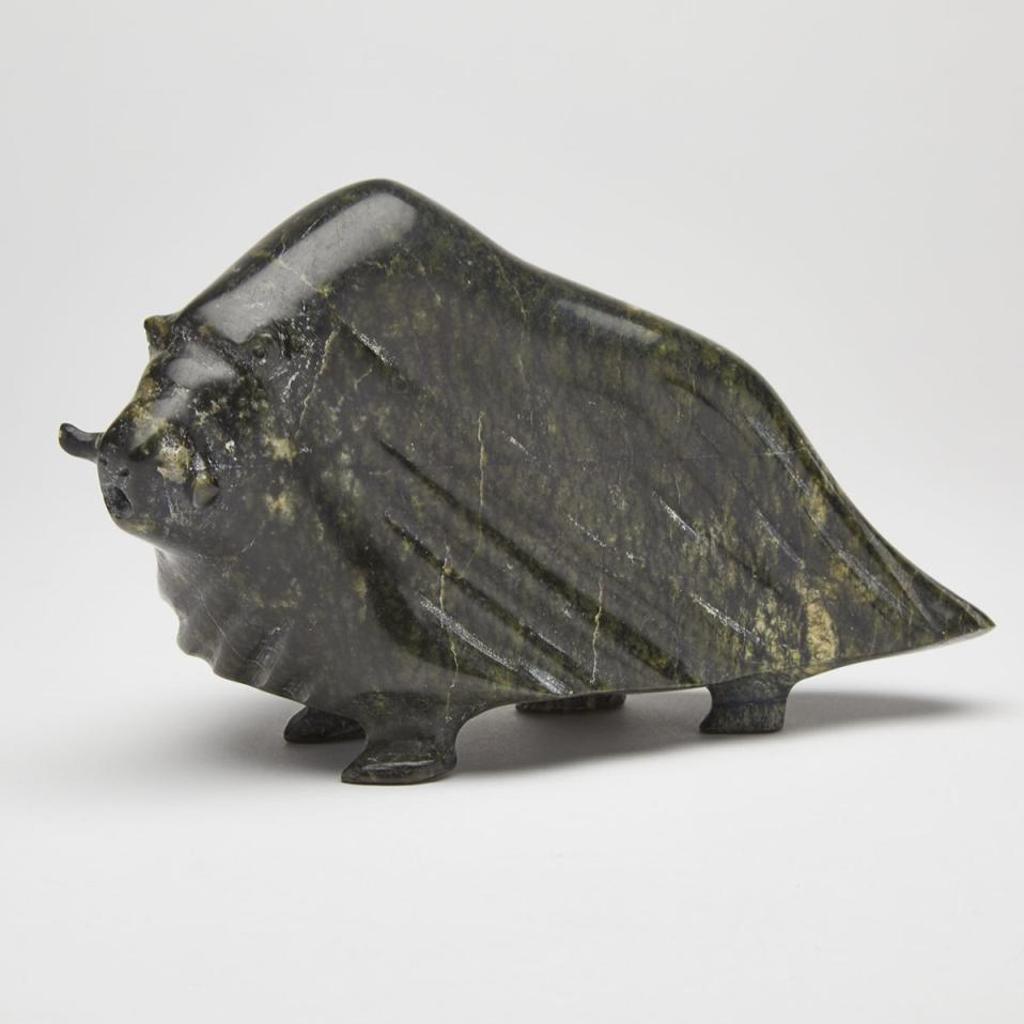 Kananginak Pootoogook (1935-2010) - Windswept Musk Ox