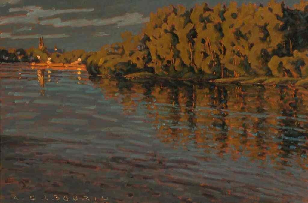 Réal Sabourin (1950) - Au Fin de Journee, Aout (2004)