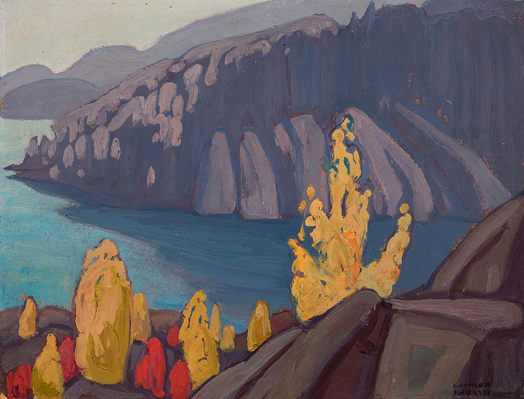Lawren Stewart Harris (1885-1970) - Entrance, Coldwell Bay, Lake Superior