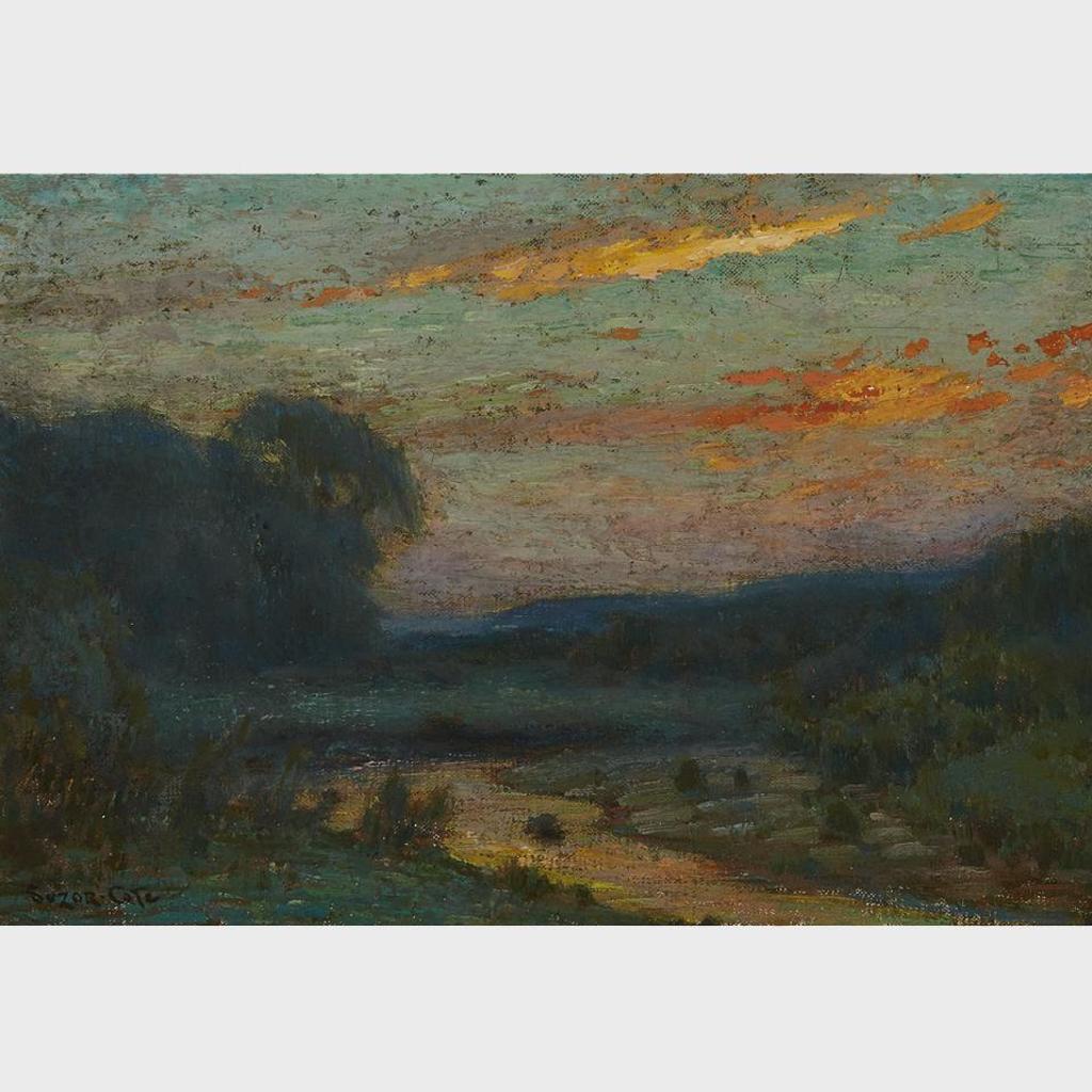 Marc-Aurèle de Foy Suzor-Coté (1869-1937) - Le Soir, Arthabaska (Rivière La Pierre), P.Q.