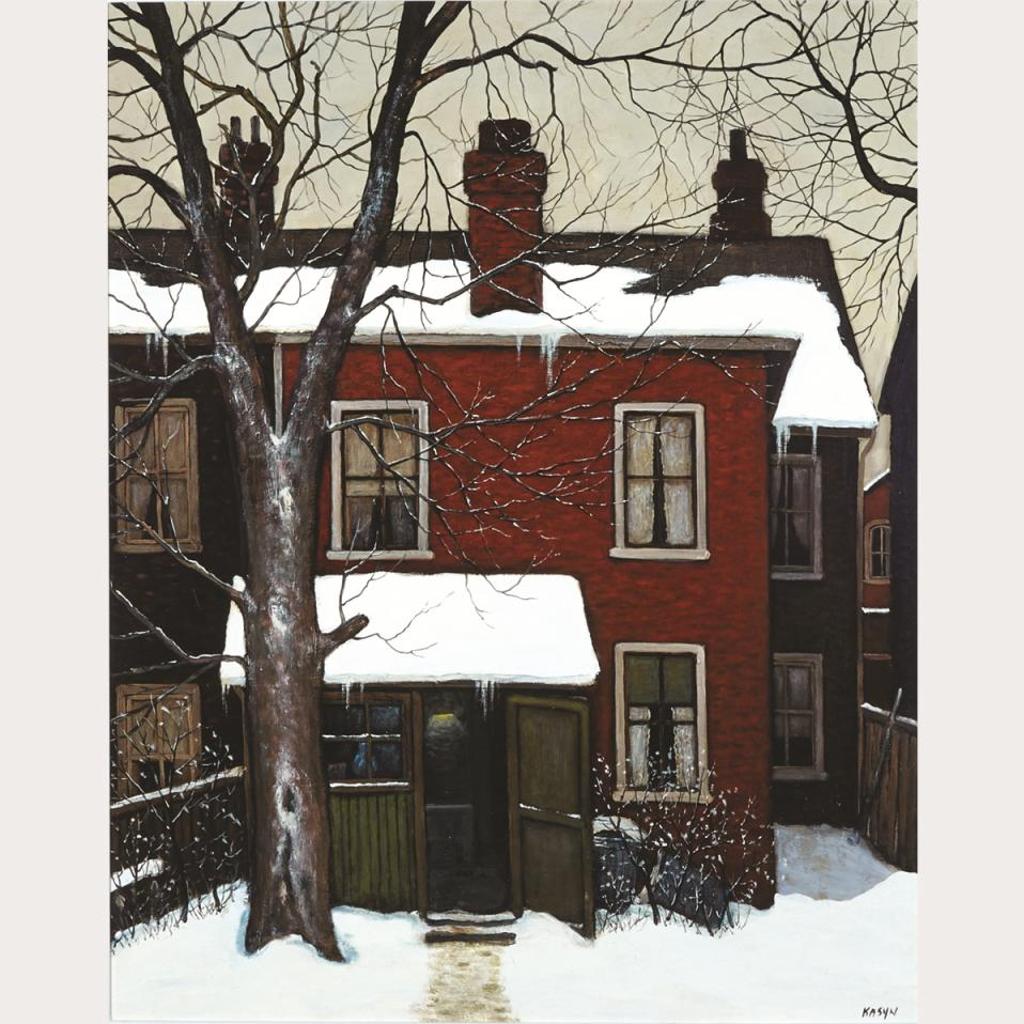 John Kasyn (1926-2008) - Behind The Pawn Shop (Queen St W.)