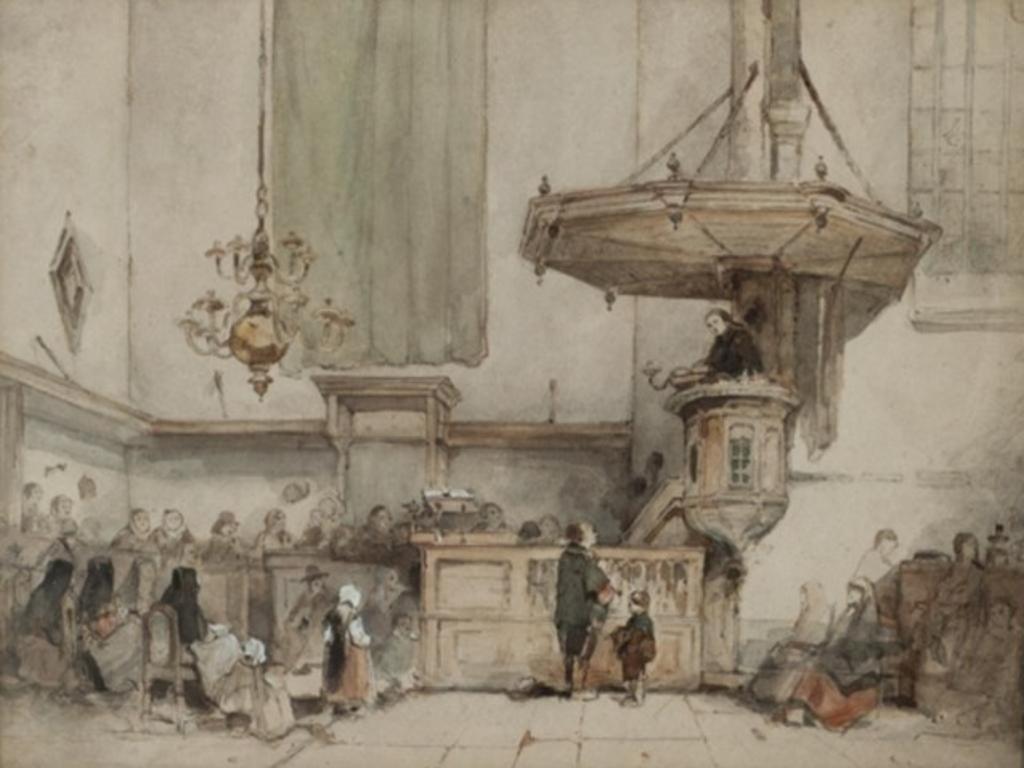 Johannes Bosboom (1817-1891) - Interior of the Jacobskerk, Utrecht