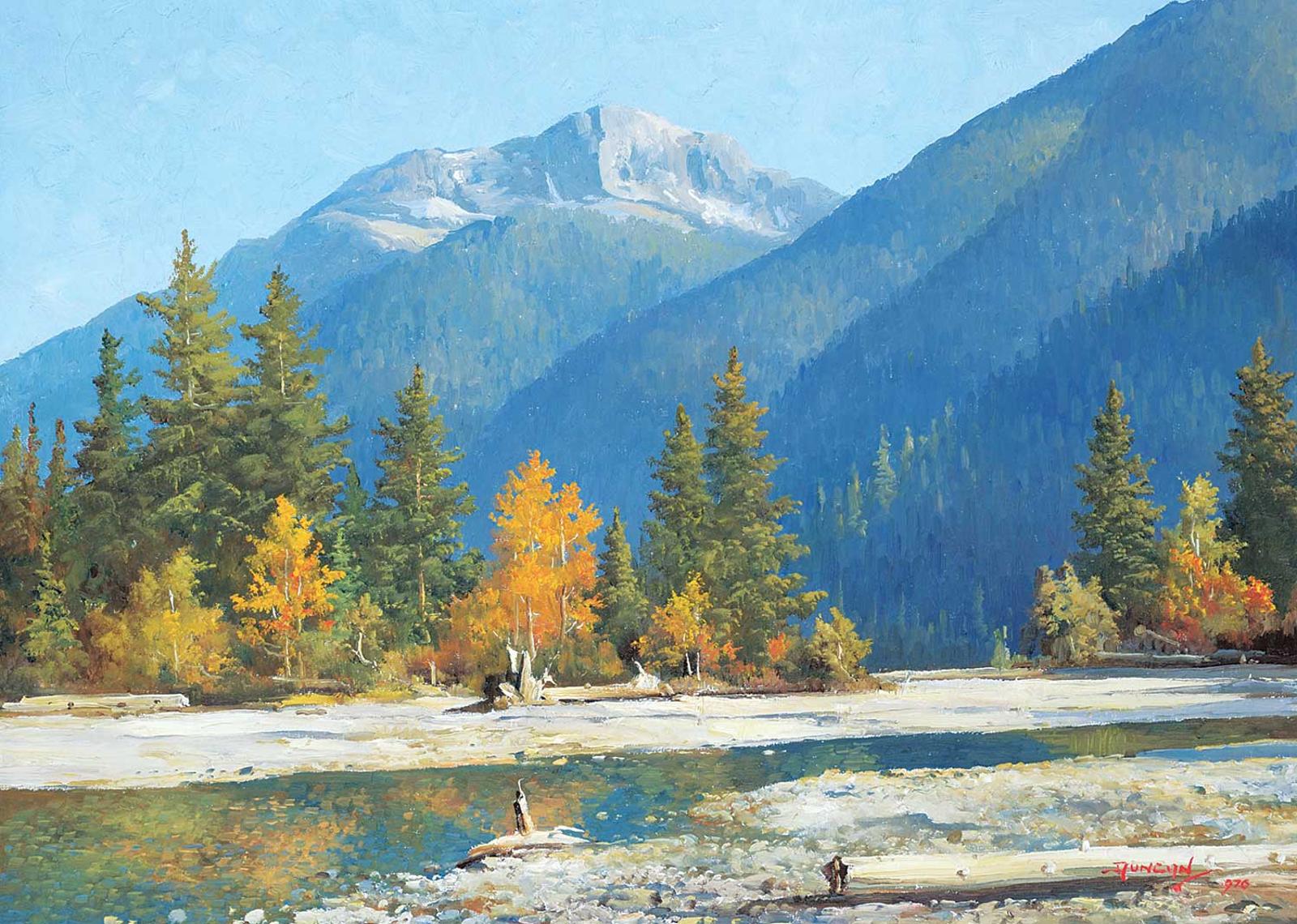 Duncan Mackinnon Crockford (1922-1991) - The Kananaskis Valley, Seebe, Alta.