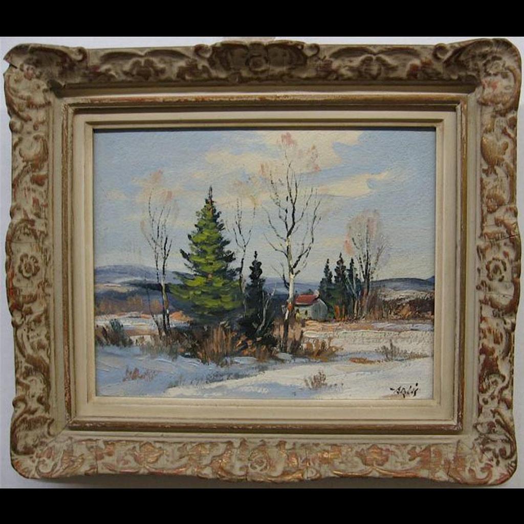 T. Arlis (1935-2011) - Laurentian Winter Studies With Homesteads