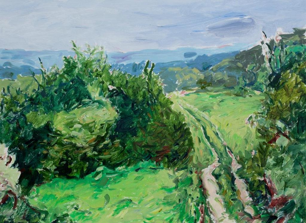 Louise Cook (1943) - Untitled - Hillside Track