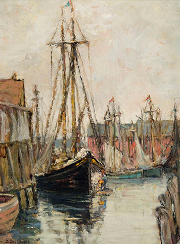 Berthe Des Clayes (1877-1968) - The Old Schooner
