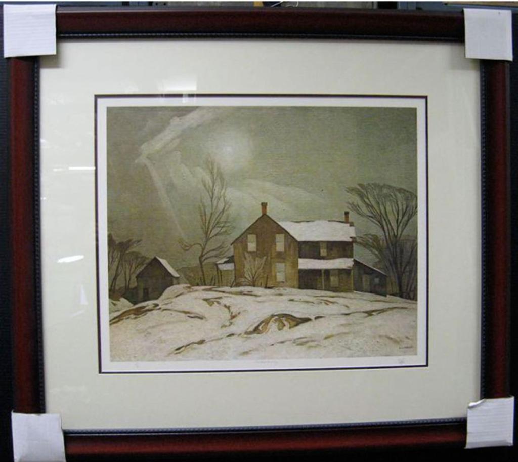 Alfred Joseph (A.J.) Casson (1898-1992) - Farmhouse March Day