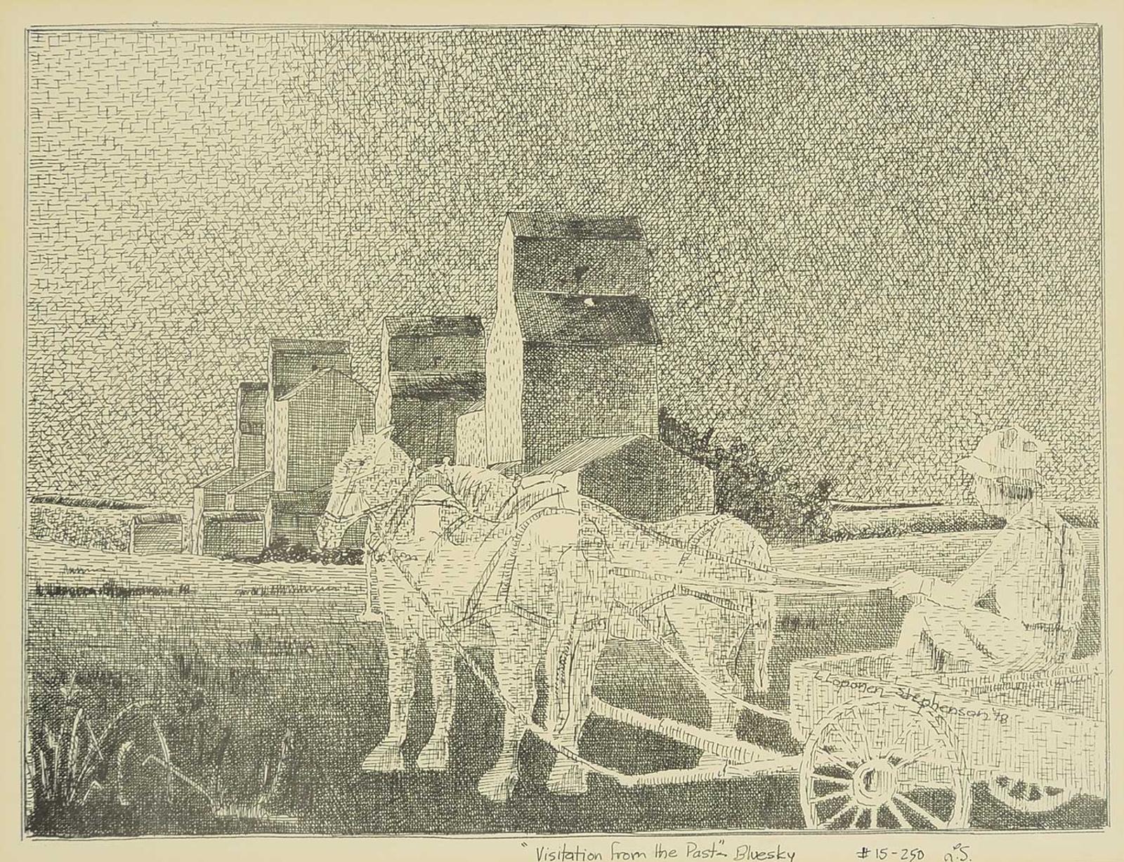 Lillian Loponen-Stephenson - Visitation From the Past - Bluesky #15/250