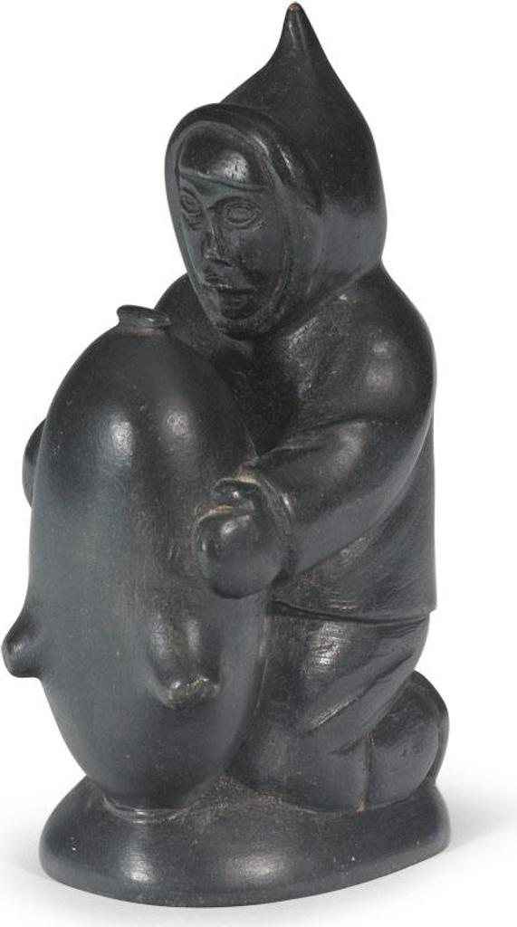 Simon Pov (1917-1964) - Man With Seal Bladder