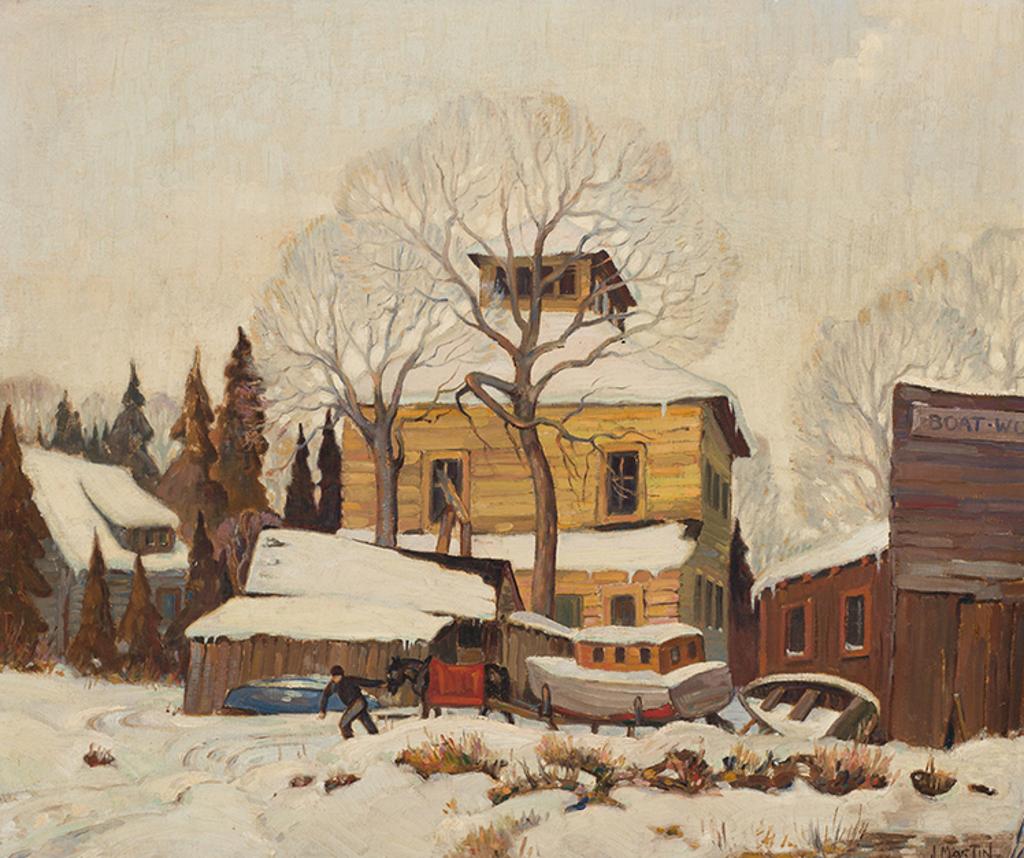 John (Jack) Martin (1904-1965) - The Boat Works, Muskoka