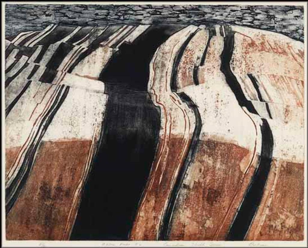 Edward John (Ted) Bartram (1938-2019) - Zebra Rocks #2, Canadian Shield Series