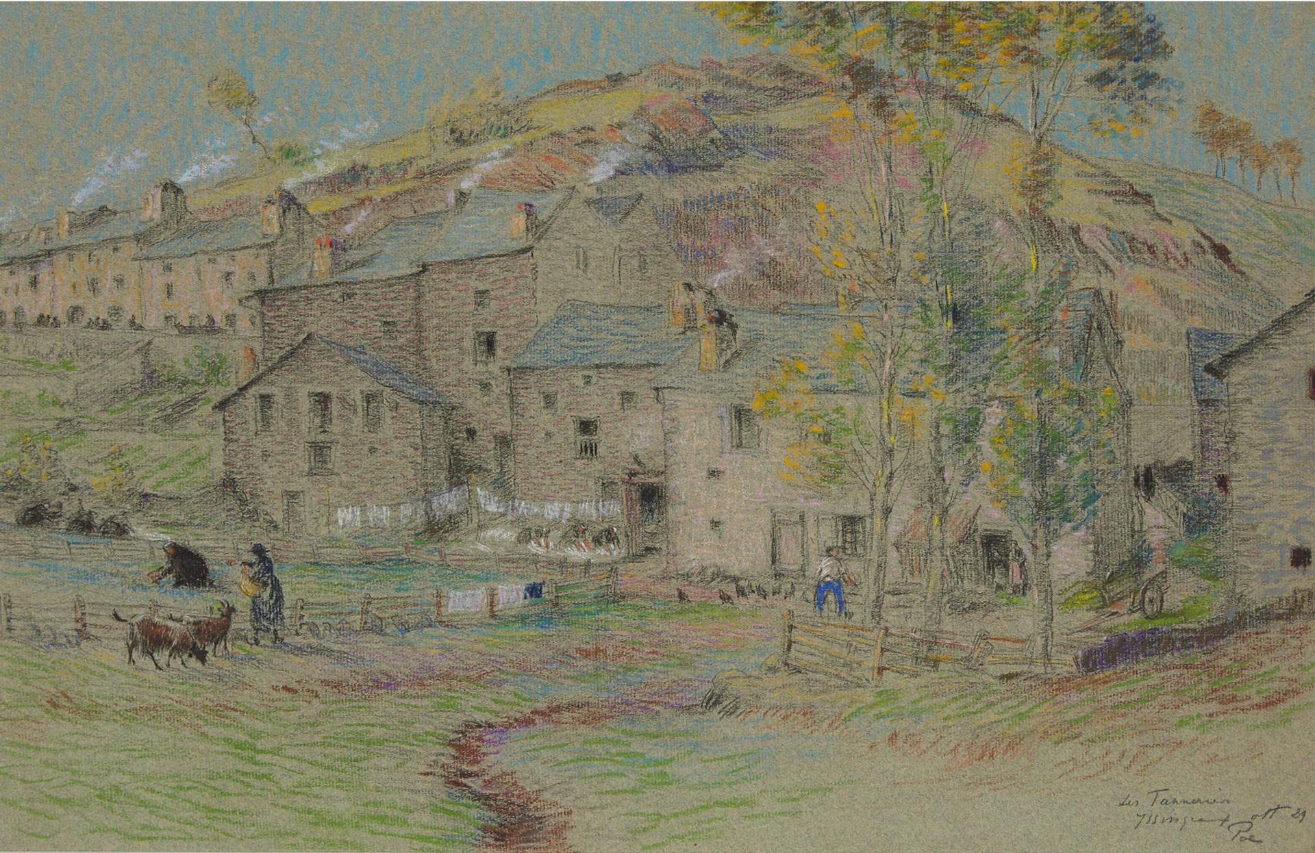 Gustave Poetzsch (1870-1950) - Les Tanniers, 1929