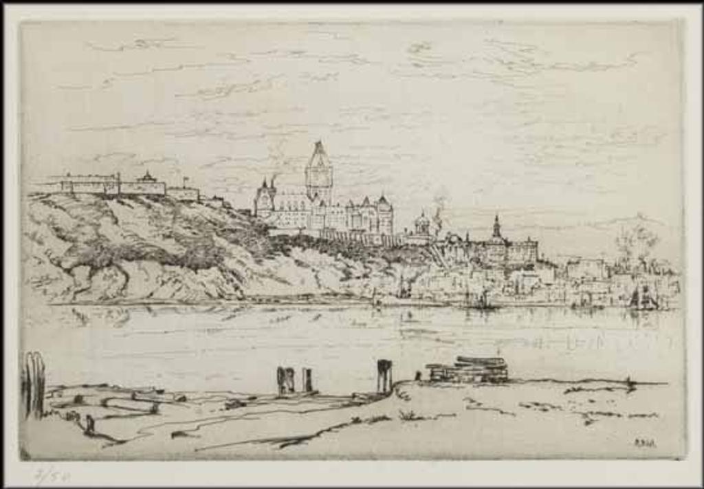 Robert Wakeham Pilot (1898-1967) - Quebec from Levis