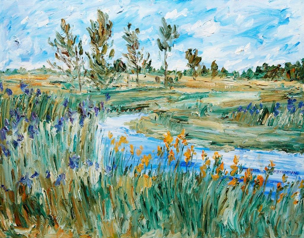 Bruce Steinhoff (1959) - River and Trees