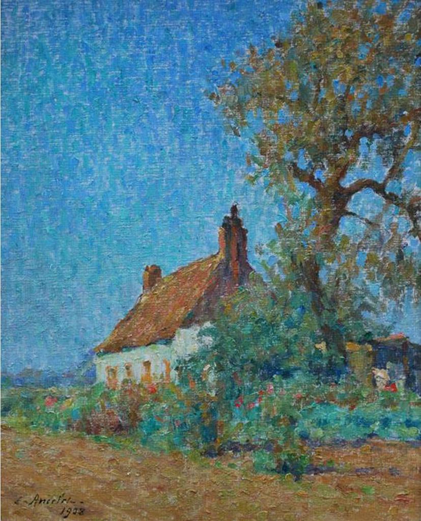 Emile Ancelet (1865-1951) - Maison a la Campagne