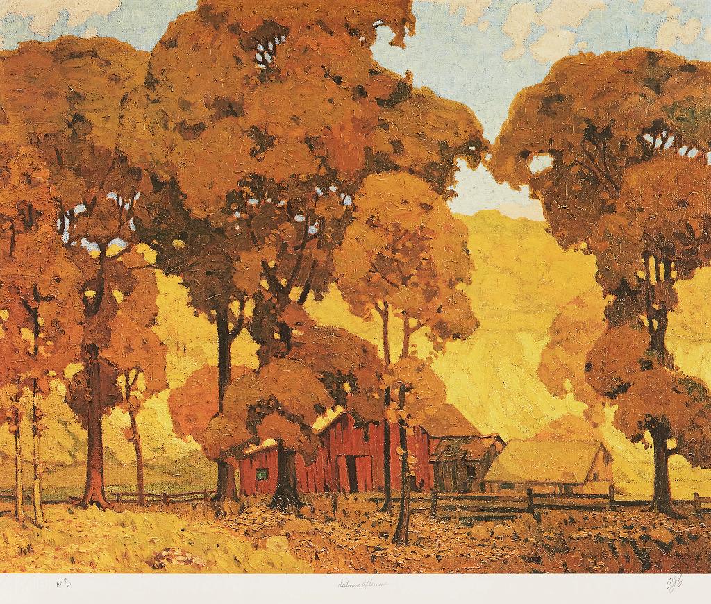 Alfred Joseph (A.J.) Casson (1898-1992) - Old House on Bayview; Autumn Afternoon; Village House