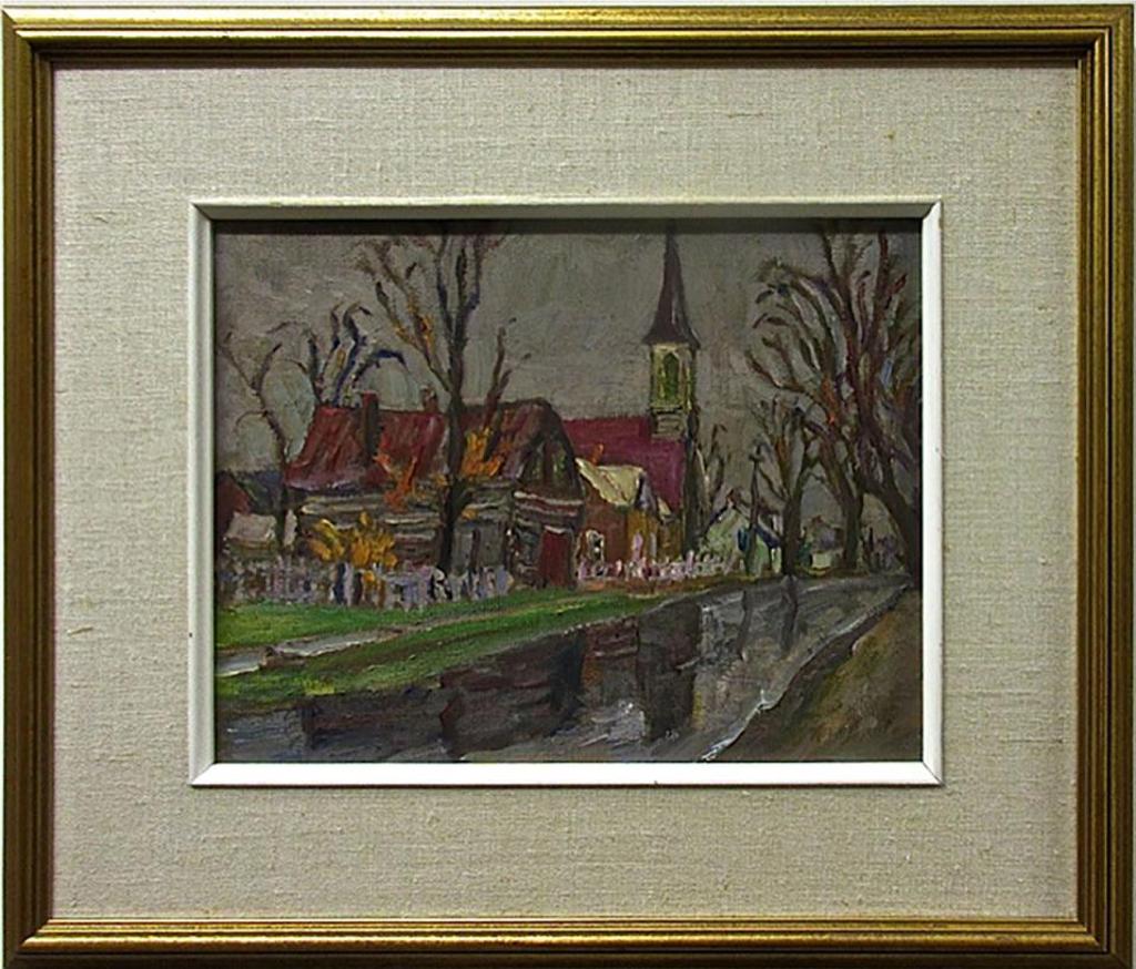 Ralph Wallace Burton (1905-1983) - Gray Wet November Day, Ashton, Ont.