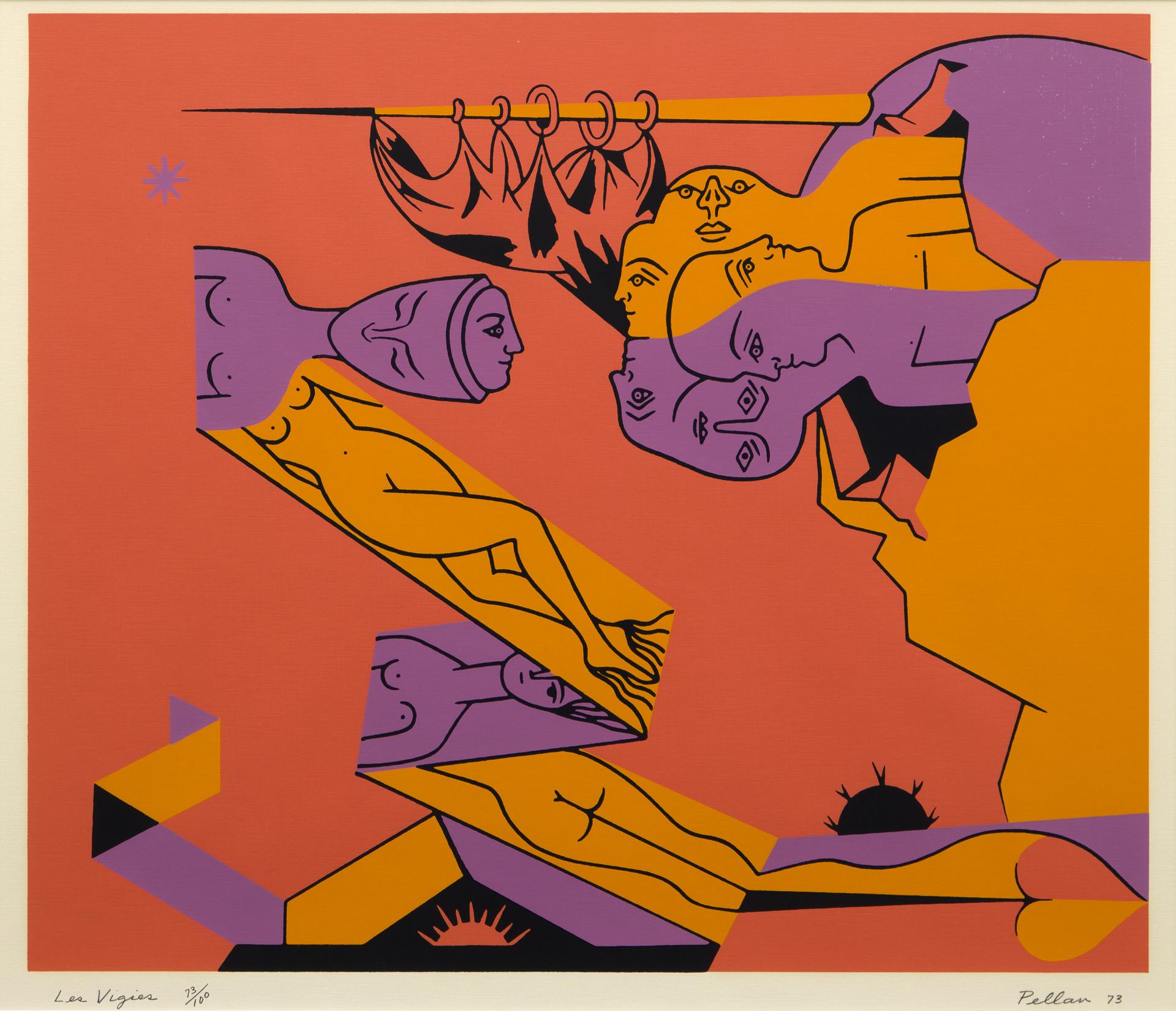 Alfred Pellan (1906-1988) - Les Vigies, 1973