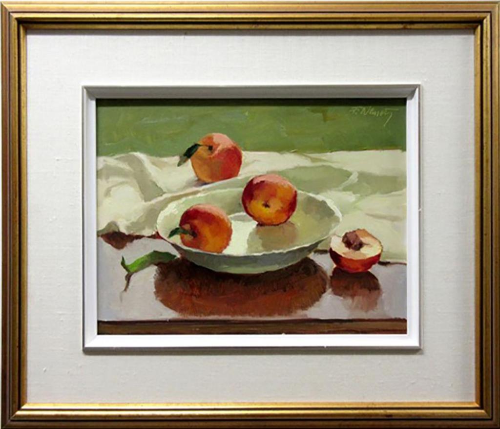 Frank Nemeth (1919-2000) - Still Life - Peaches & Bowl