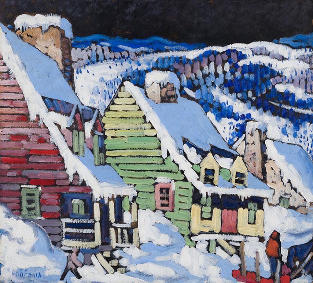 Marc-Aurèle Fortin (1888-1970) - Paysage d'hiver