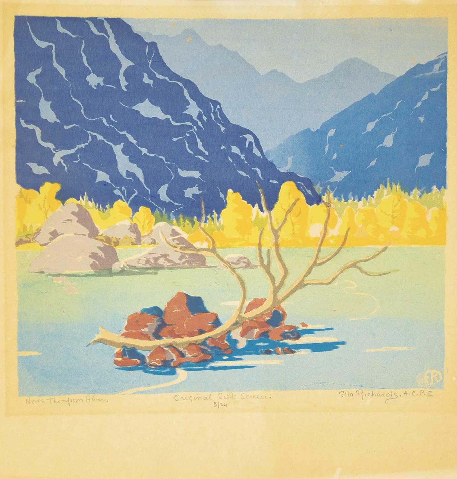 Ella Ashbridge Richards - North Thompson River #3/24