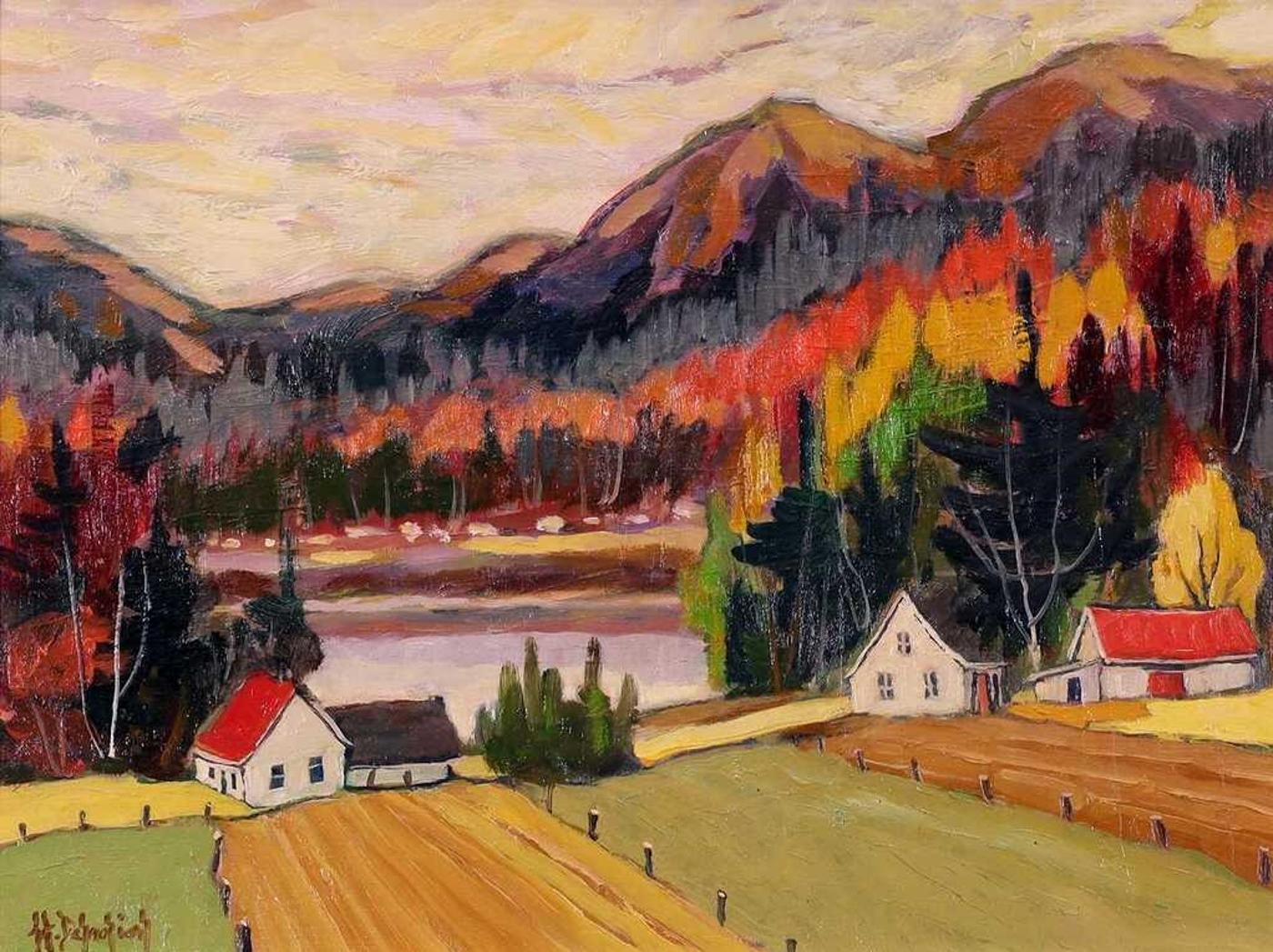 Jean-Guy Desrosiers (1934) - Montagnes En Automne (Charlevoix)