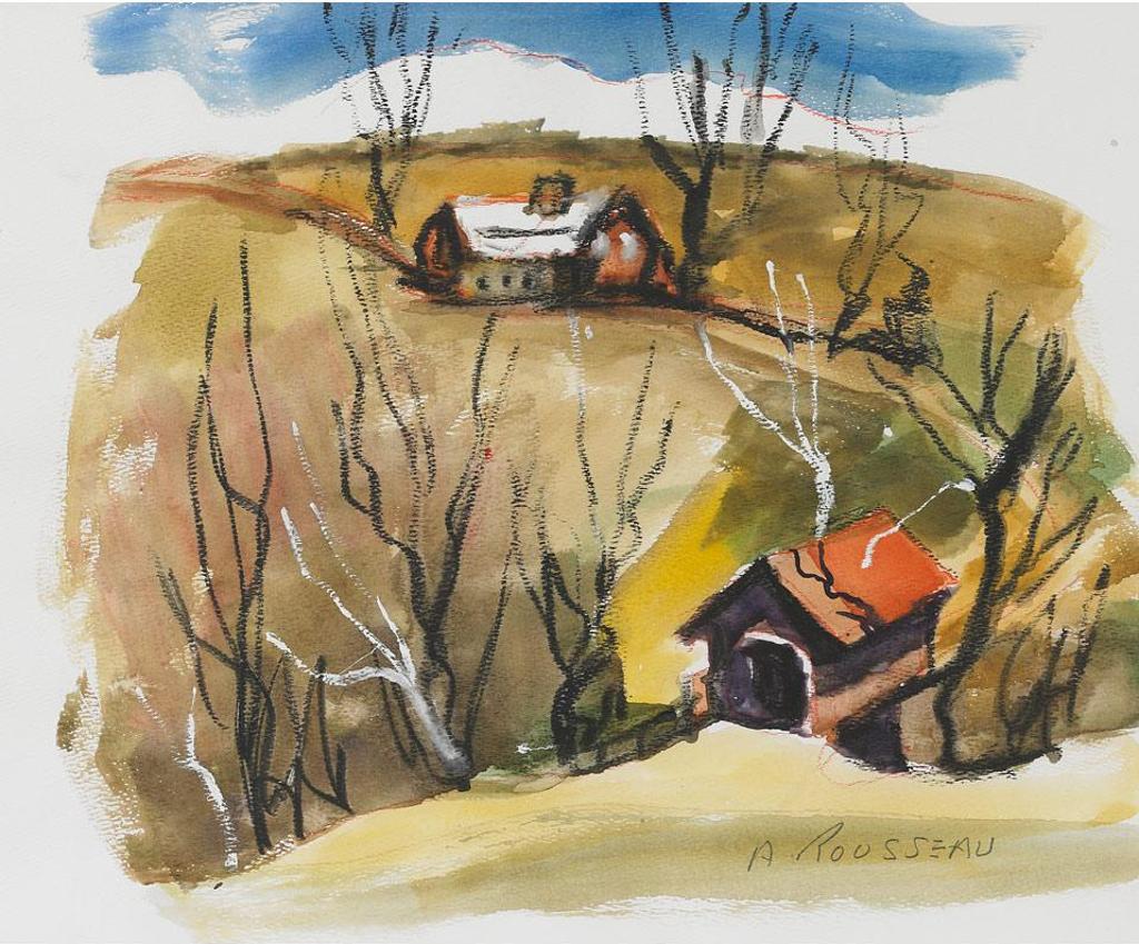 Albert Rousseau (1908-1982) - Covered Bridge