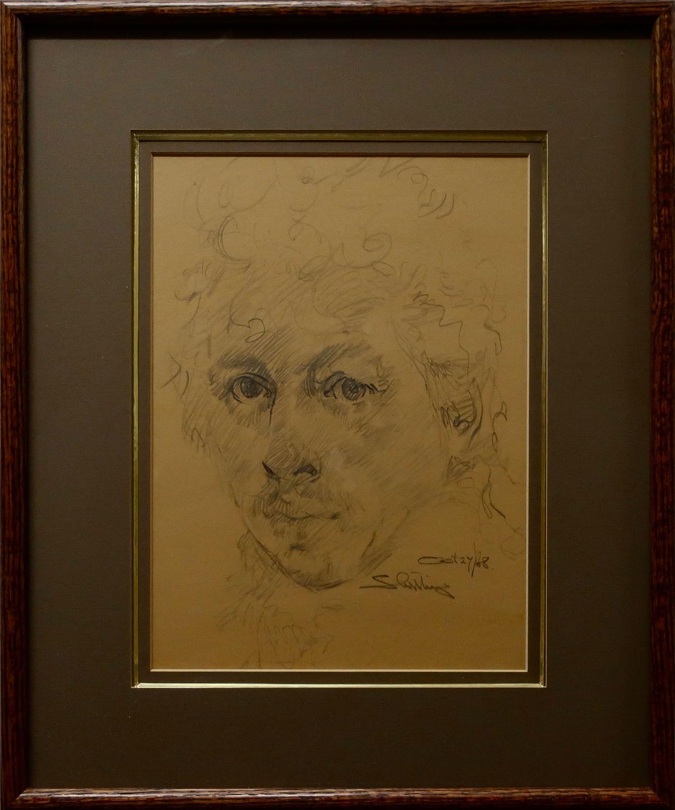 Arthur Shilling (1941-1986) - Self Portrait