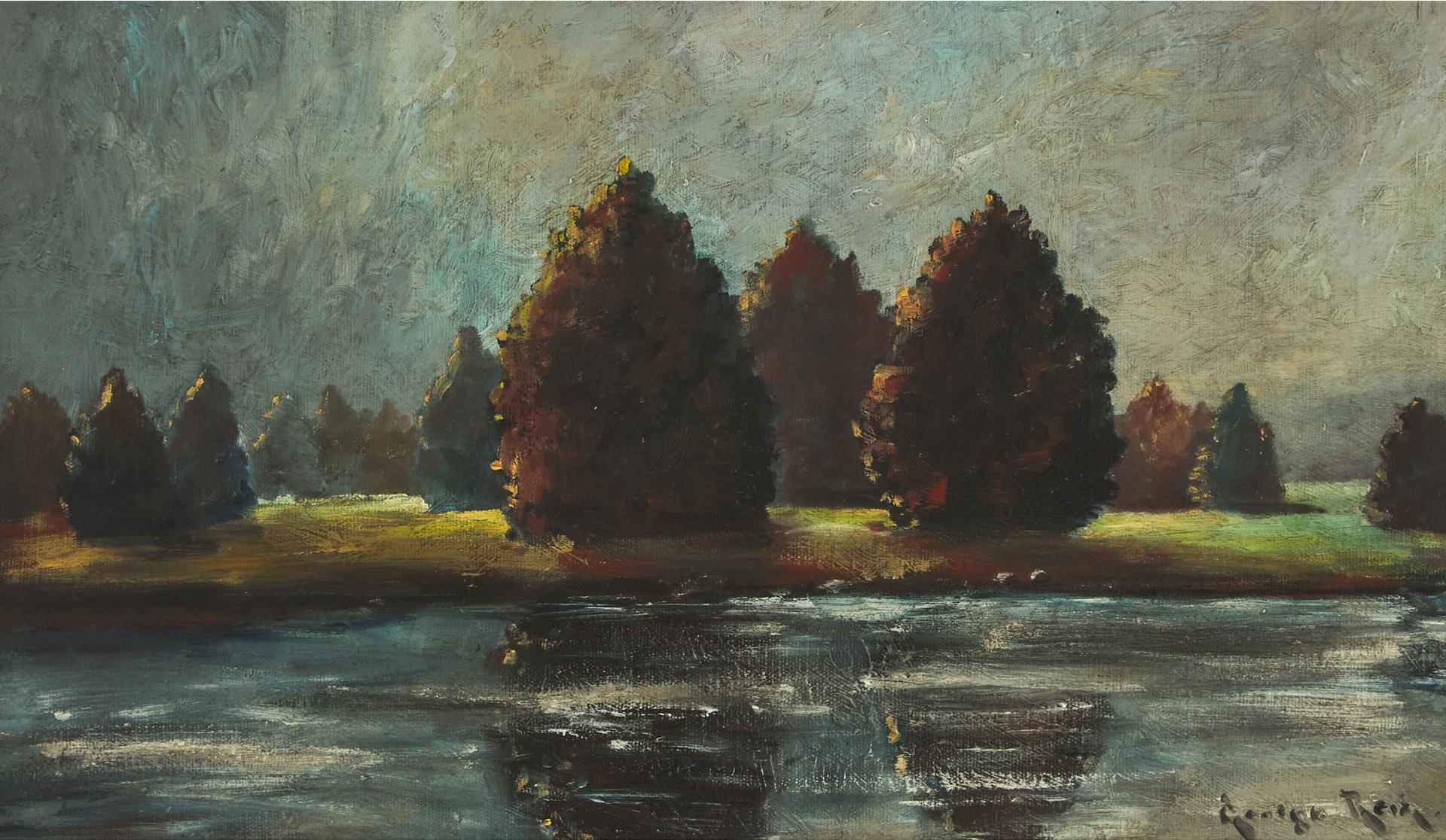 George Agnew Reid (1860-1947) - Overlooking The River