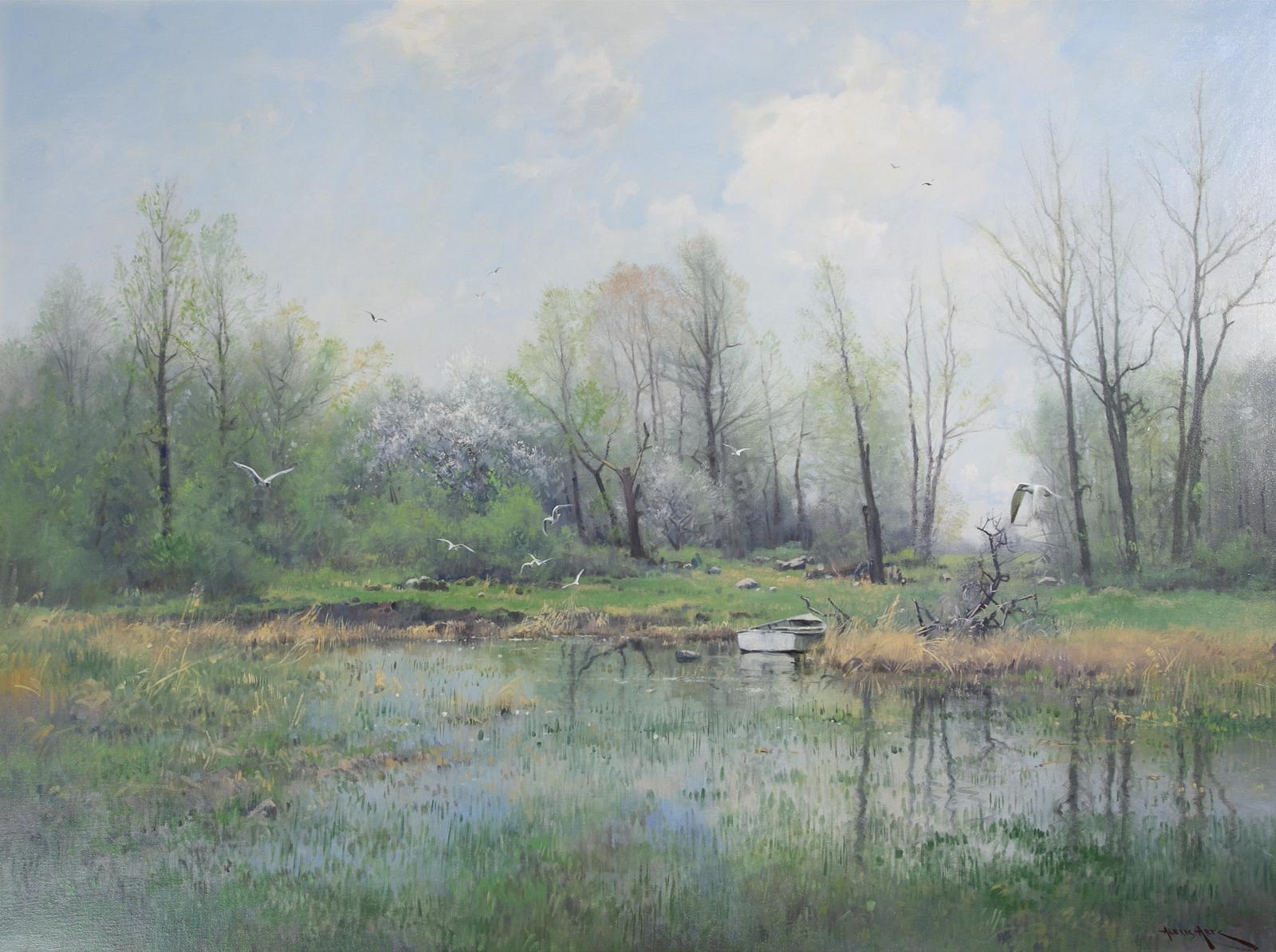 Alexis Arts (1940) - Printemps, Region Howick, Que