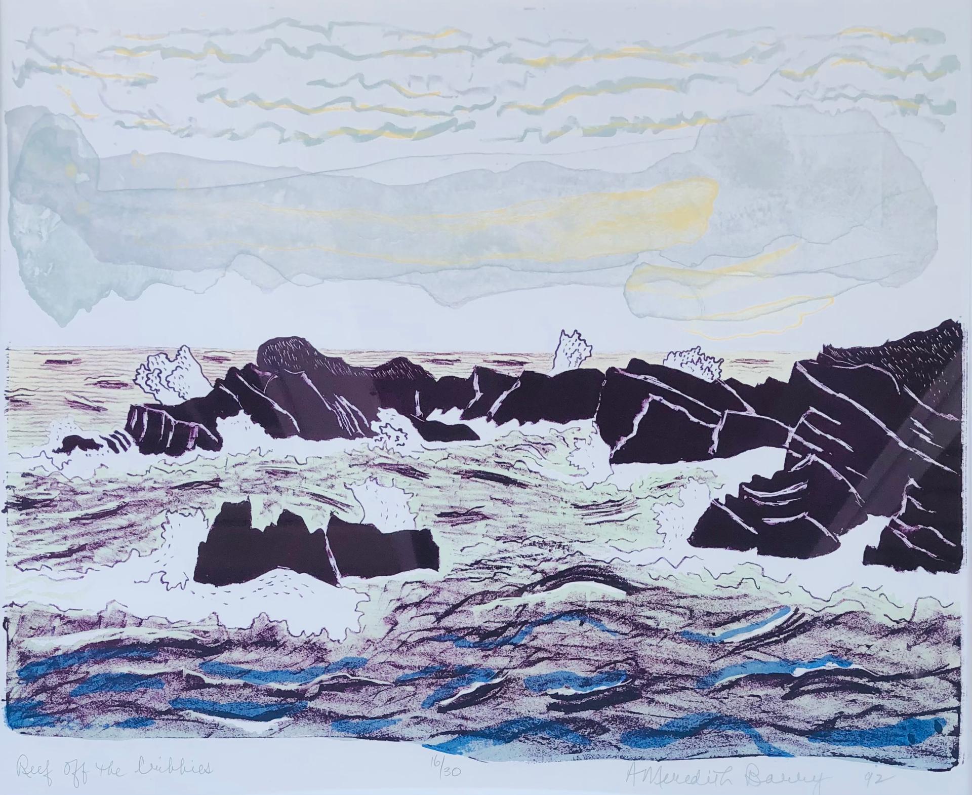 Anne Meredith Barry (1932-2003) - Reef Off the Cribbies, 1992