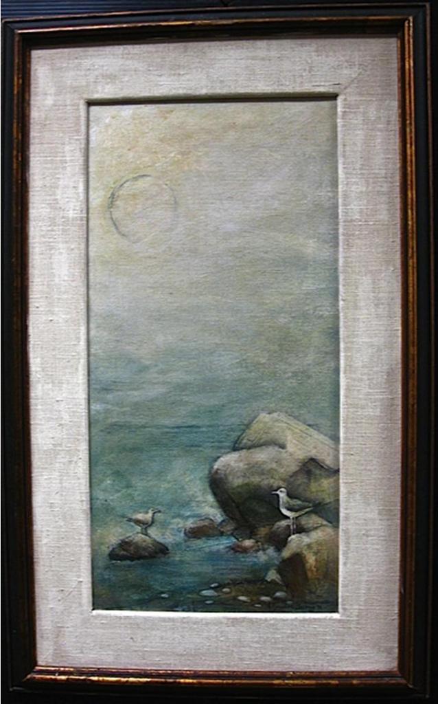 Anne Meredith Barry (1932-2003) - Shore Birds And Rising Mist