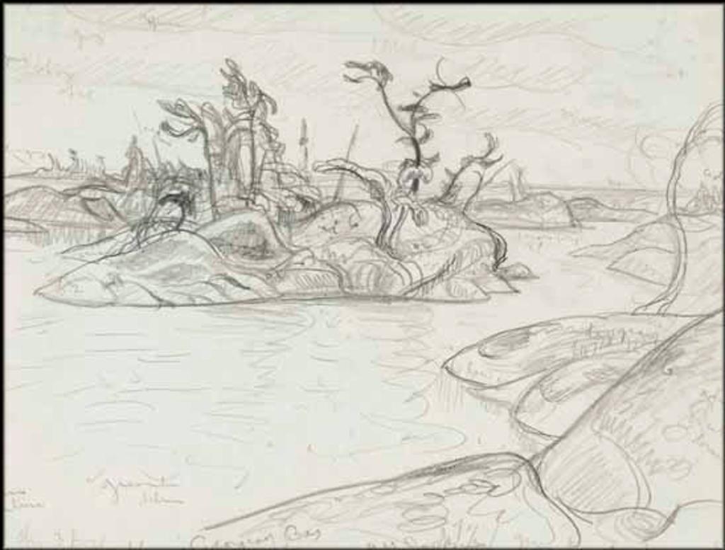 Alexander Young (A. Y.) Jackson (1882-1974) - Georgian Bay / Go Home Bay (verso)