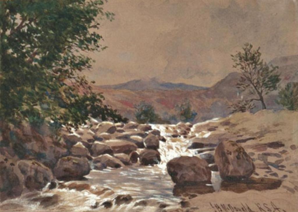 John Blake Mcdonald Rsa (1829-1901) - The Braes Near Rob Roys Grave