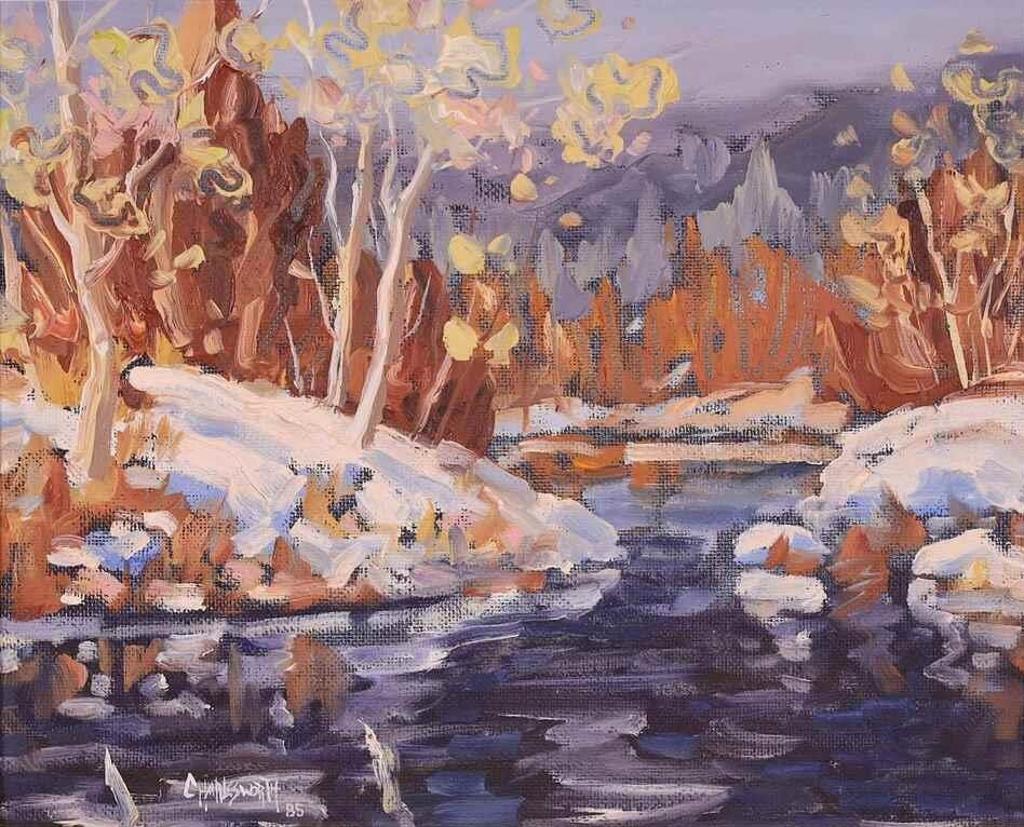 Rod Charlesworth (1955) - Autumn Trees And Early Snow; 1985