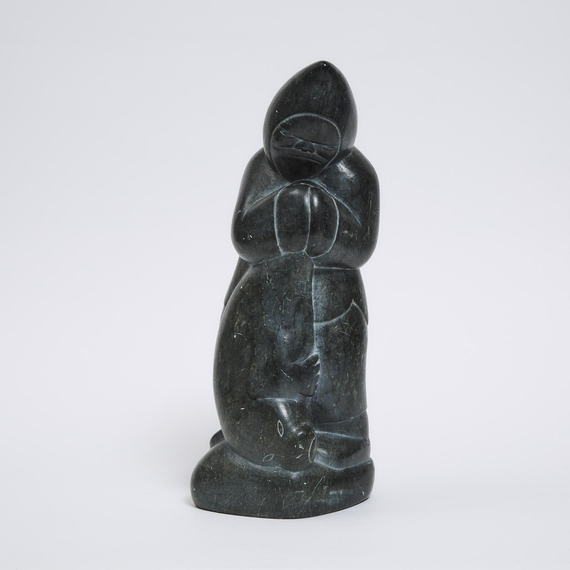 Daniel Kasadluak (1925) - Hunter Pulling A Seal