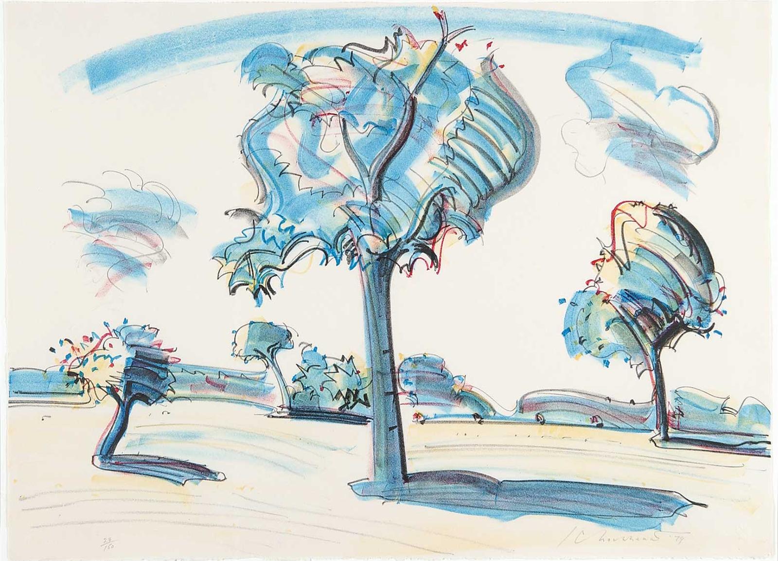 Kenneth Campbell Lochhead (1926-2006) - Untitled - Landscape #23/150