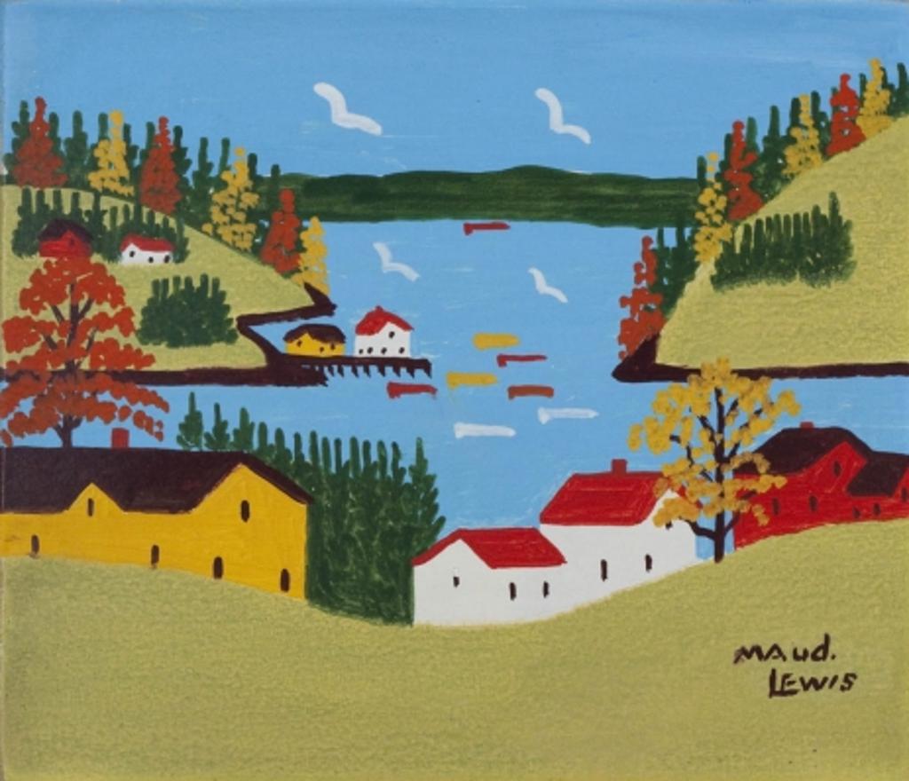 Maud Kathleen Lewis (1903-1970) - Autumn, Digby Neck