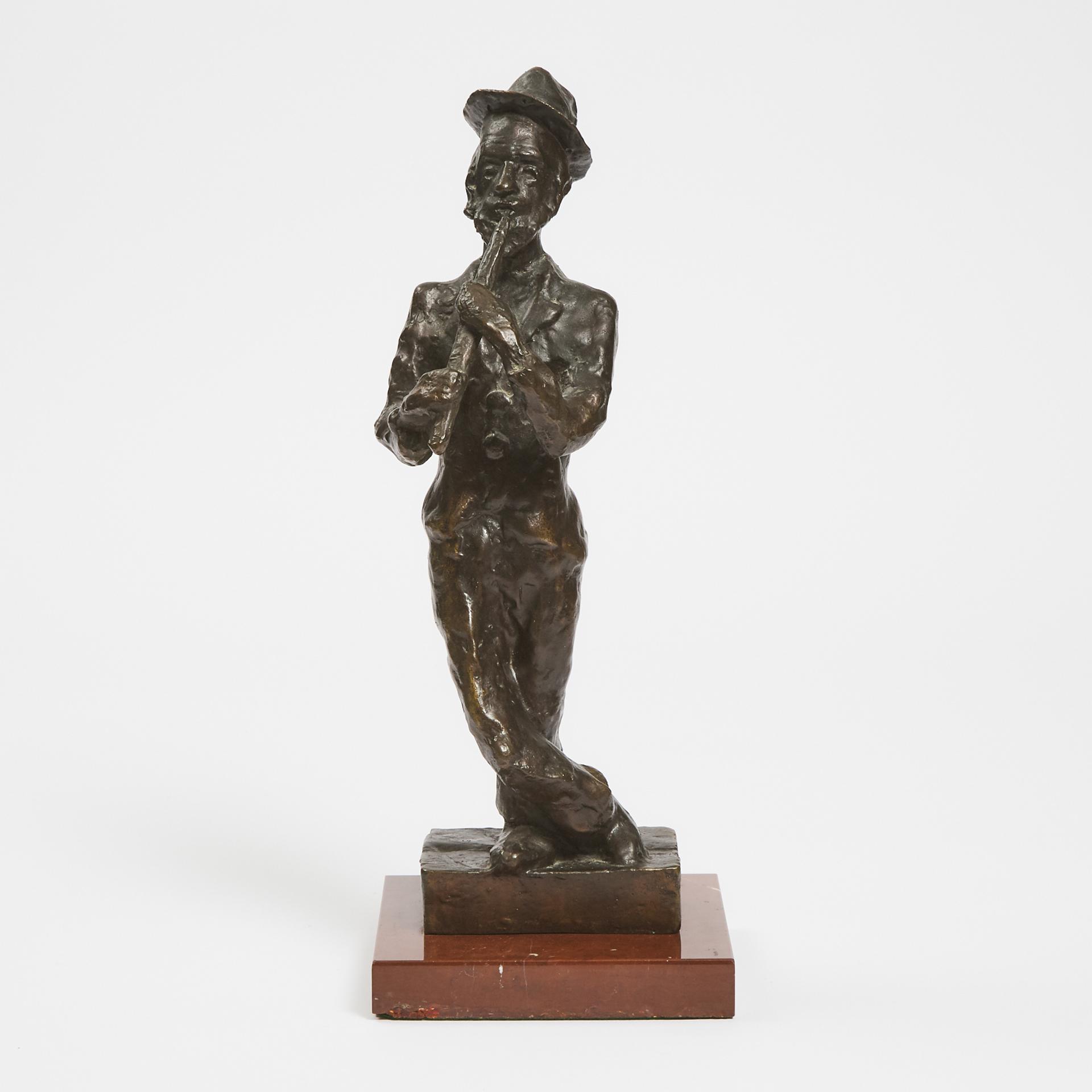 Mané-Katz - The Flutist (Le Joueur De Flute), 1936