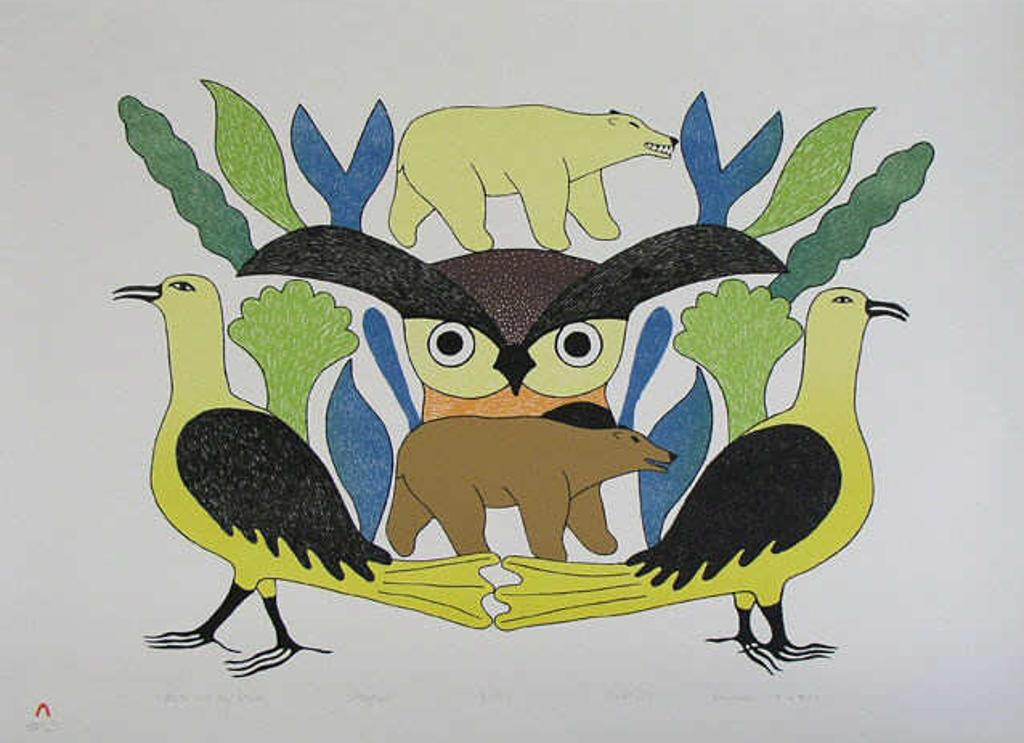 Kenojuak Ashevak (1927-2013) - Untitled