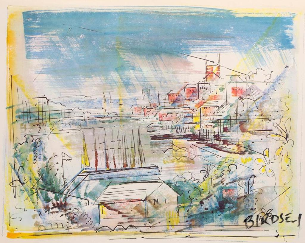 Alexander Putov (1940-2008) - Untitled - Colourful Cityscape