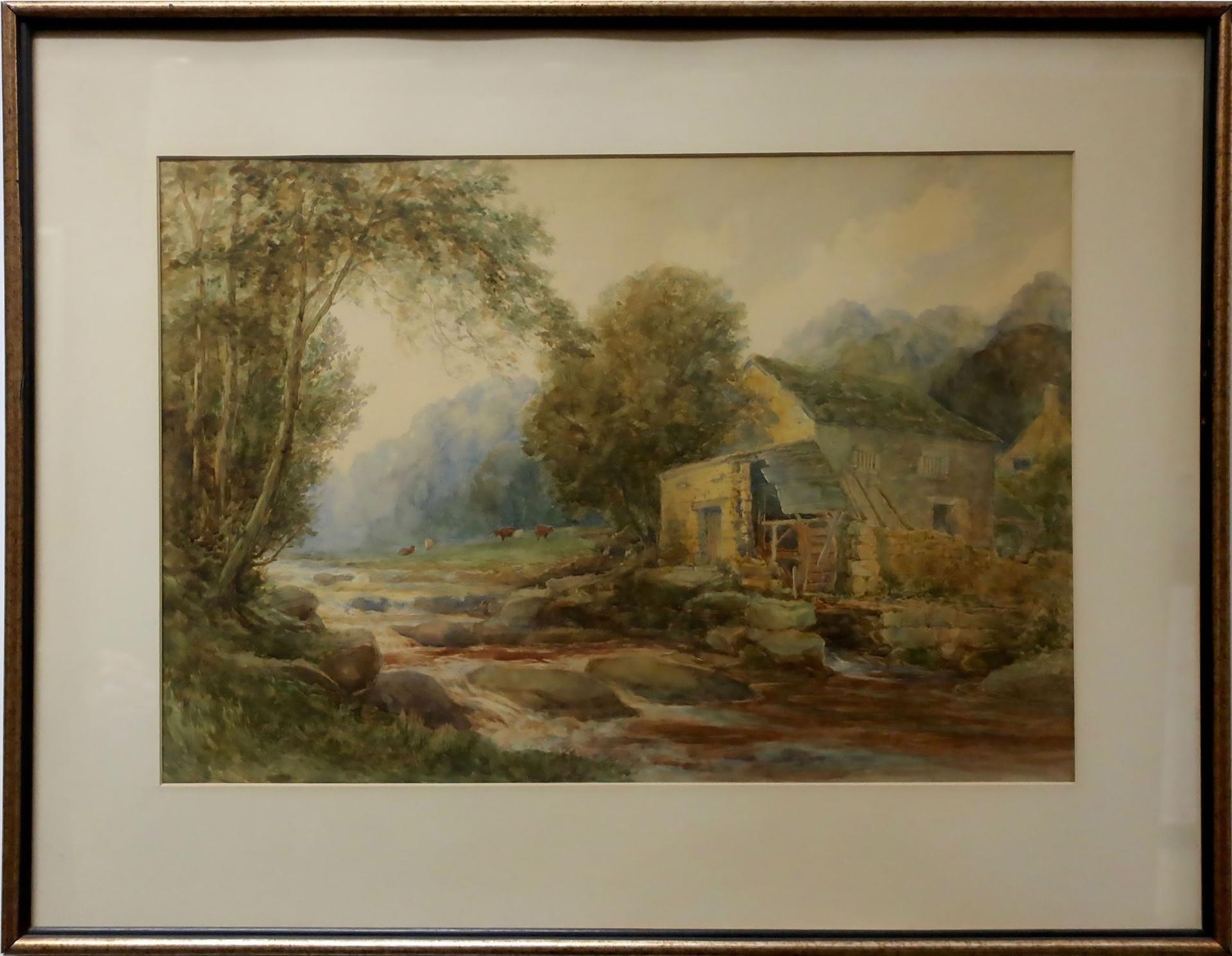 Henry Longley Langer - Near Park Mill, On The Balder, Cotherstone, Durham