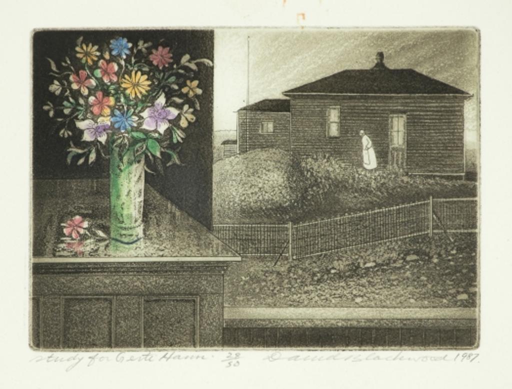 David Lloyd Blackwood (1941-2022) - Study for Gertin Hann