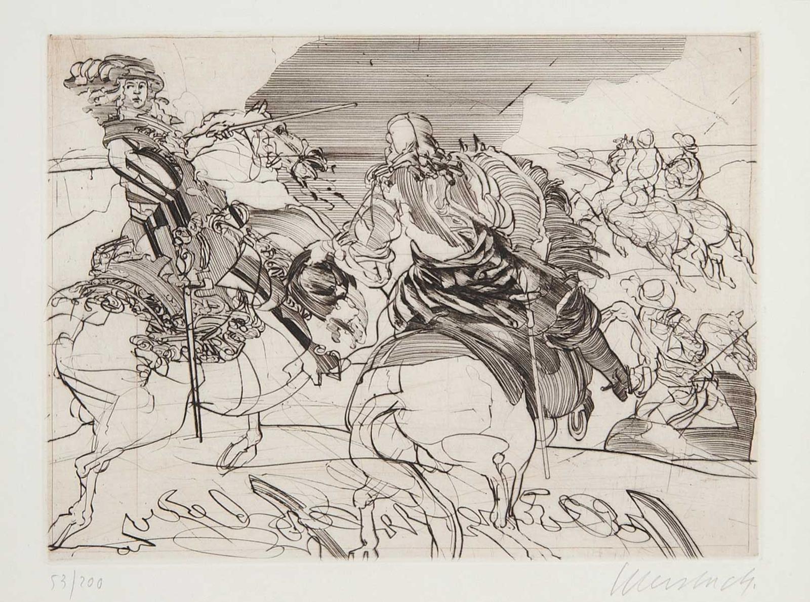 Claude Weisbuch (1927-2014) - Le Grande Siecle [Plate V]  #53/100