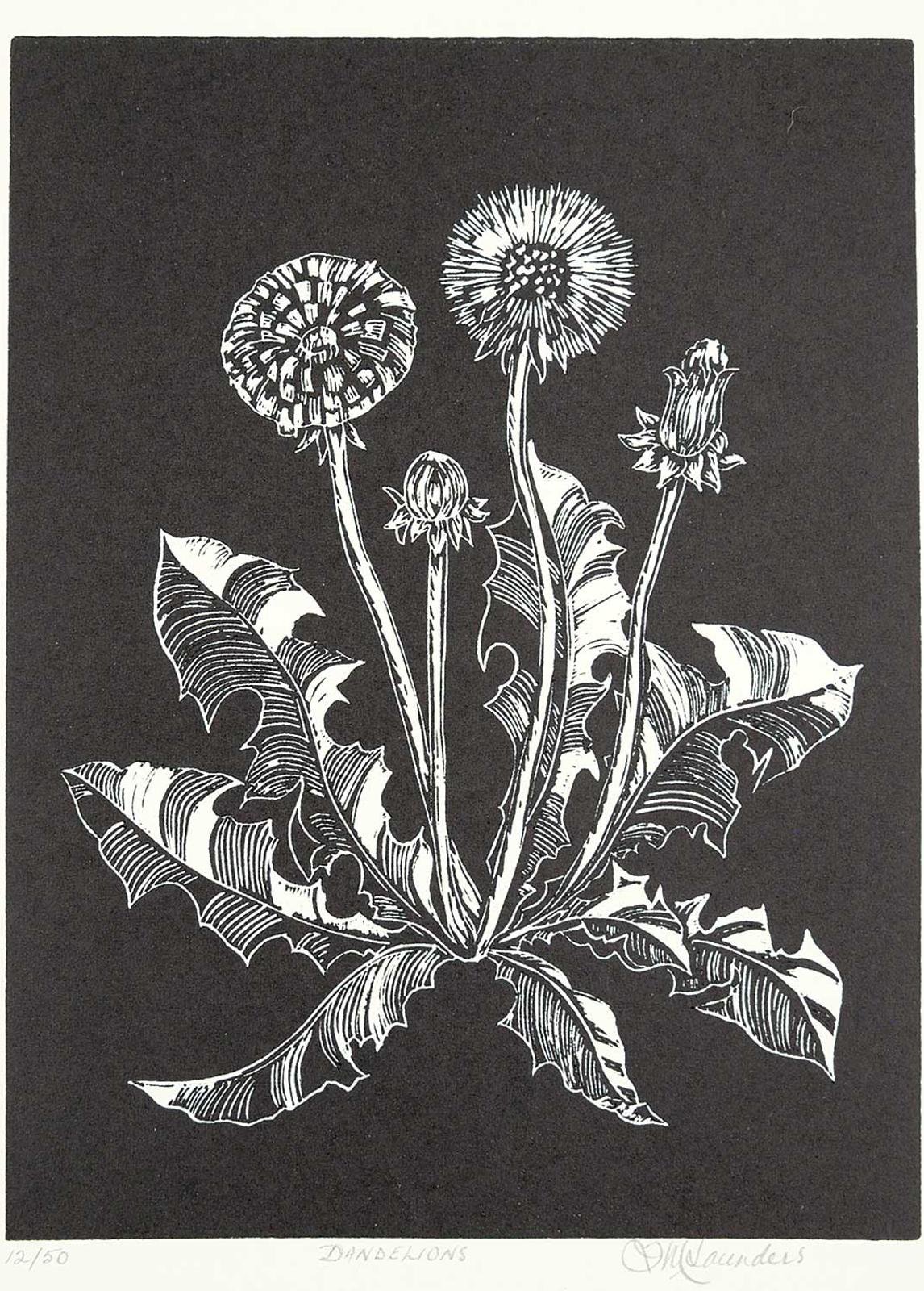 Teena Marie Saunders Fancey - Dandelions #12/50