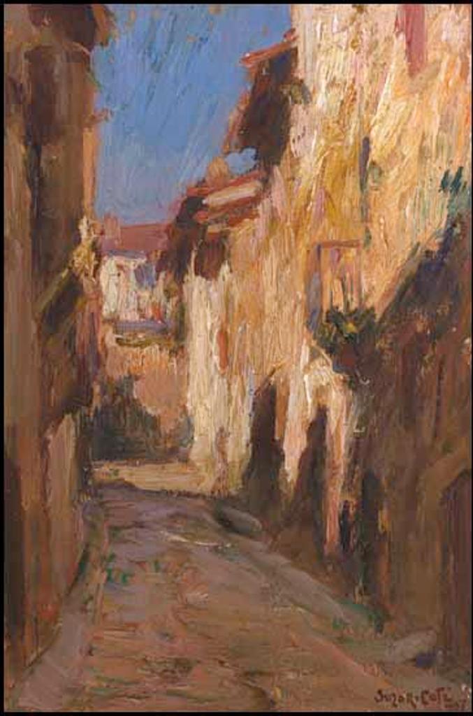 Marc-Aurèle de Foy Suzor-Coté (1869-1937) - Étude Espagne, Fuenterrabia