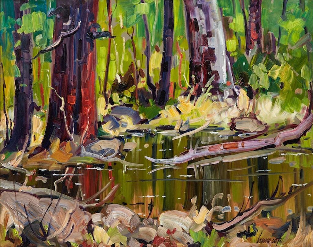 Bruno Cote (1940-2010) - Green Reflection